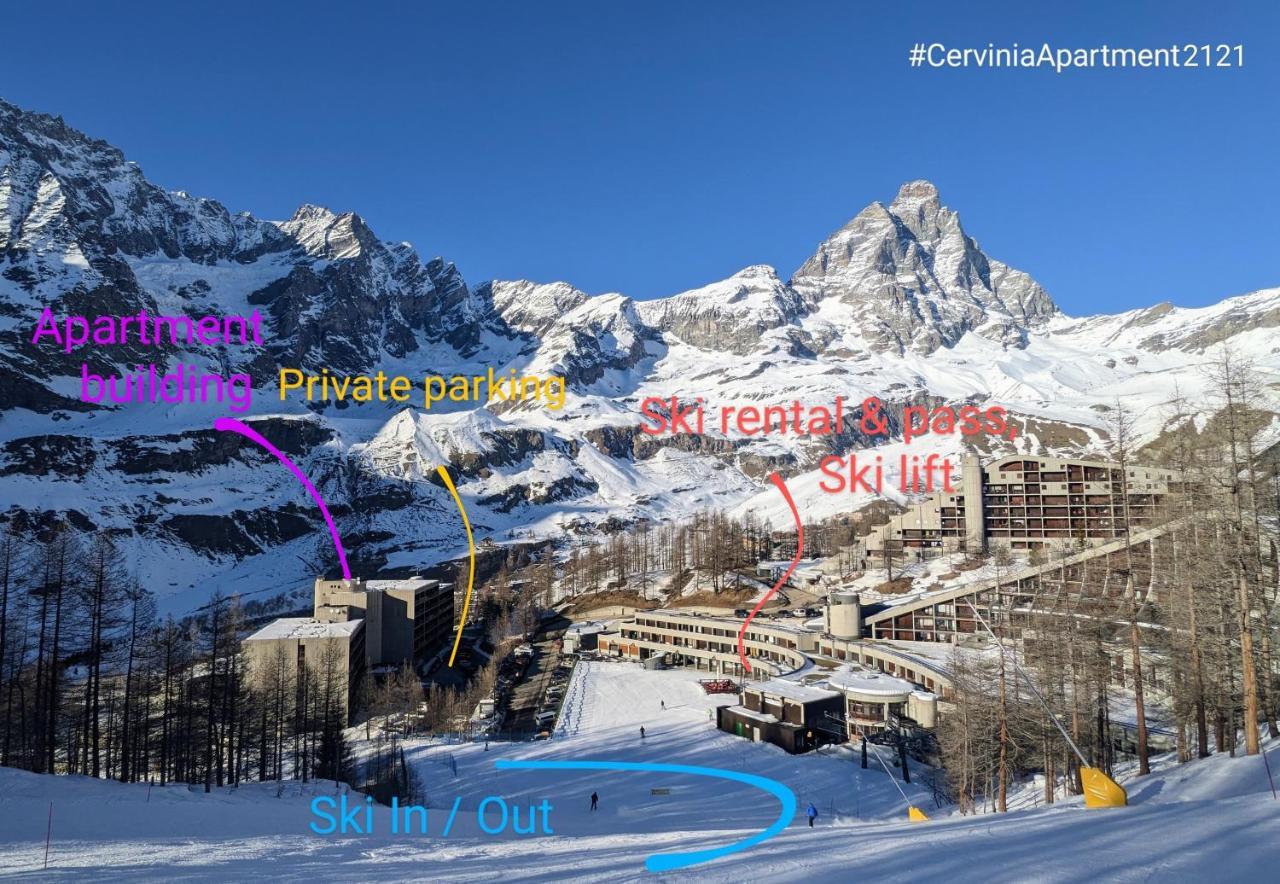 Cervinia Apartment 2121 - Ski & Mountain Panorama Breuil-Cervinia Exteriör bild